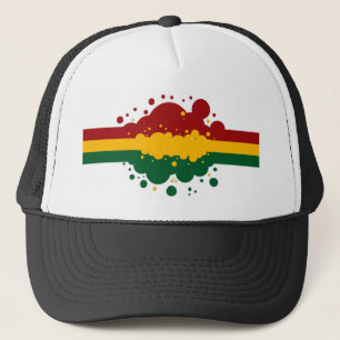 Rasta regnbågehatt truckerkeps