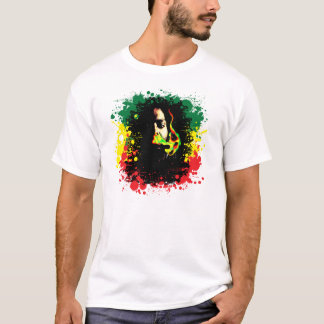 Rasta röker standard dräkt tee shirt