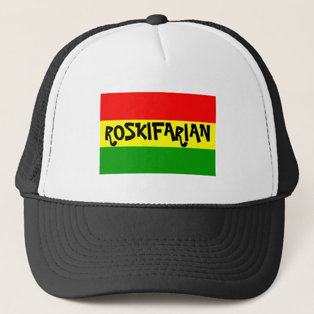 rasta ROSKIFARIAN Truckerkeps (Framsida)