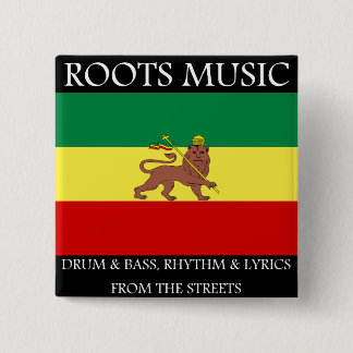 Rasta - rotar den musikEtiopien flagga som är Knapp