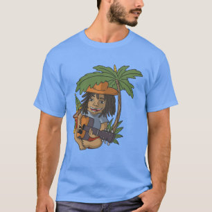 Rasta Sångare Gitarrist Reggae Musik Present T-shi T Shirt