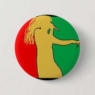 Rasta sångareSilhouette Knapp