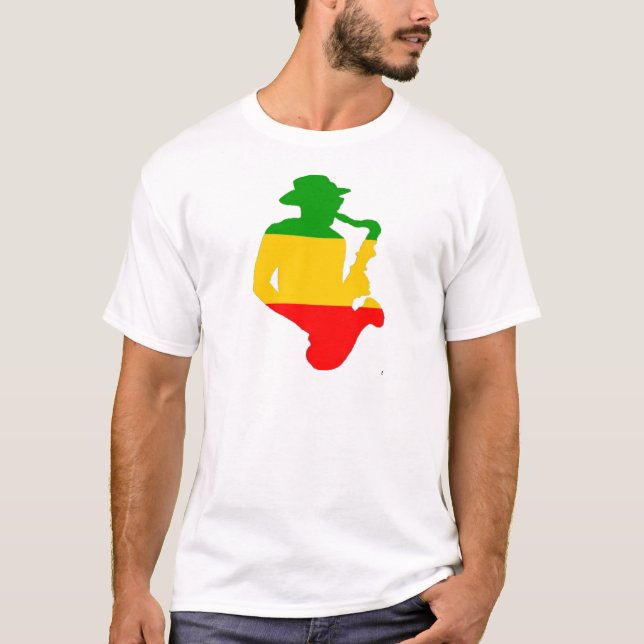 Rasta Sax Tee (Framsida)