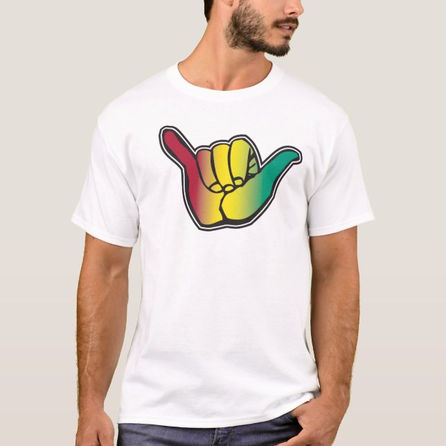 Rasta Shaka T-shirt (Framsida)