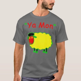 Rasta Sheep Ya Mon Funny T Shirt