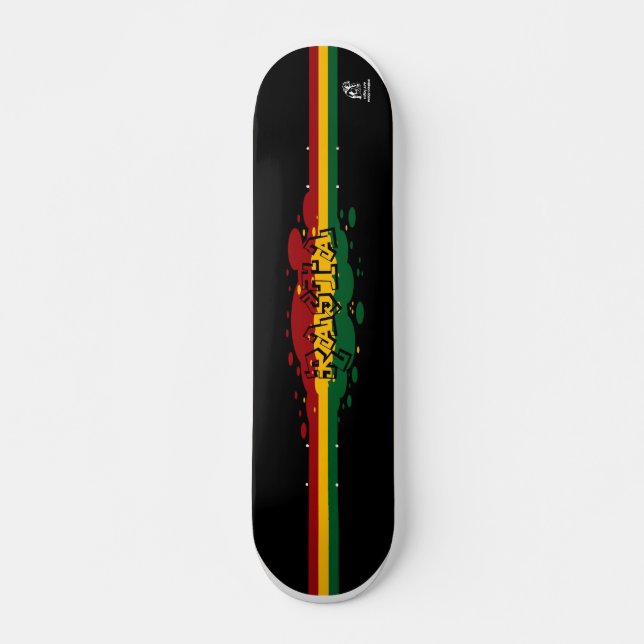 Rasta Skateboard Bräda 20 Cm (Framsida)