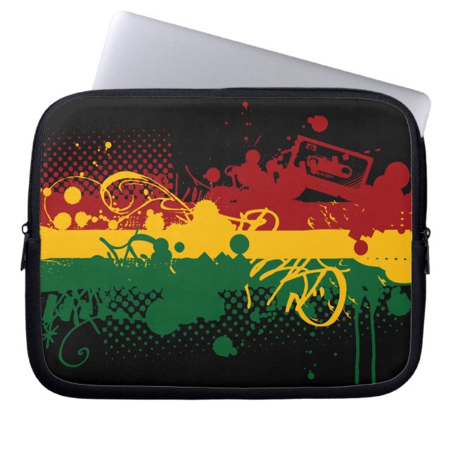 Rasta Soul Laptop Sleeve (Framsidan)