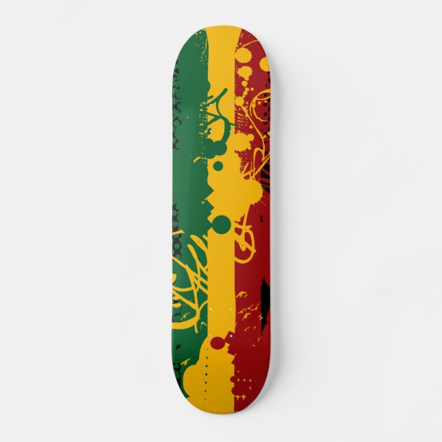 Rasta Soul Skateboard Bräda 19,5 Cm (Framsida)