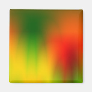 Rasta stänk av färg magnet