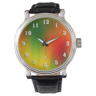 Rasta Stänk i Färg Armbandsur