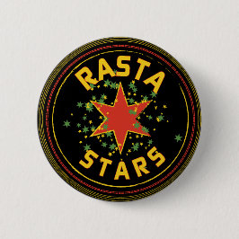 Rasta Stars Button Knapp
