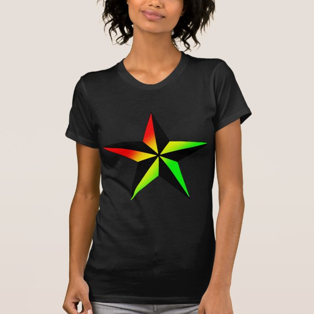 Rasta stjärna tee (Framsida)