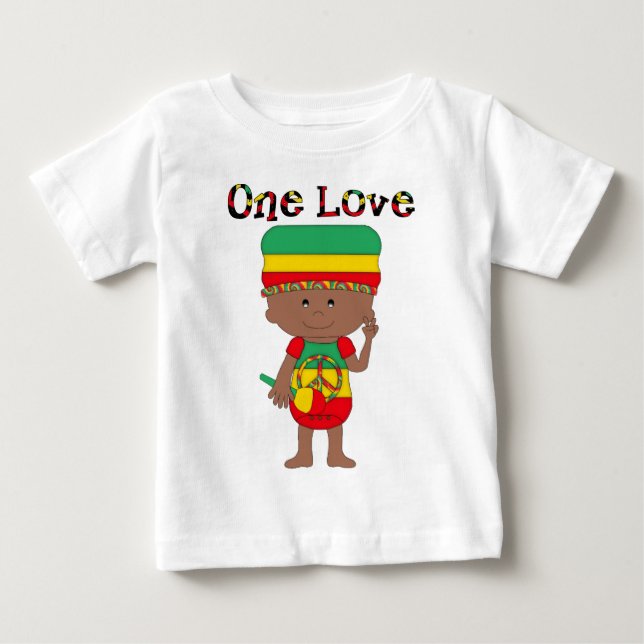 Rasta Theckes Gifts och Tees för barn, Vuxnor T Shirt (Framsida)