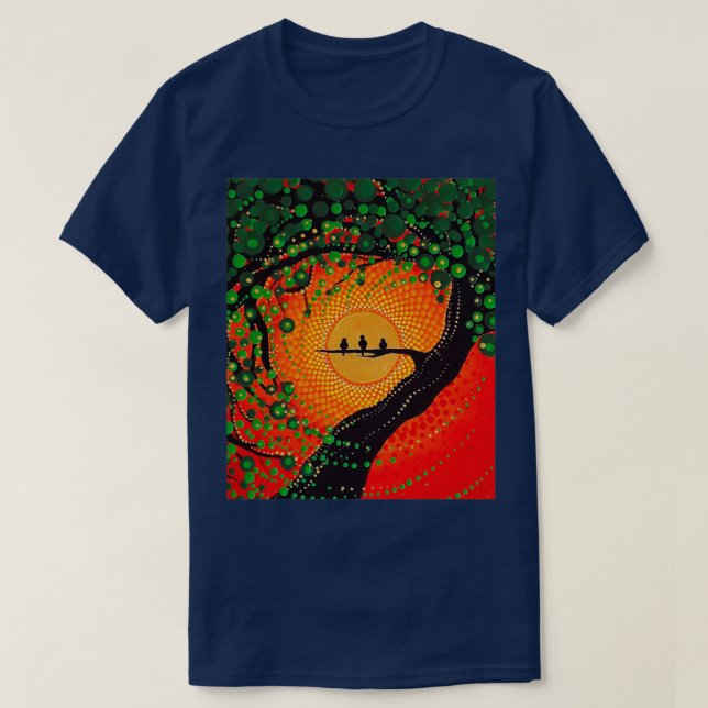 Rasta Three Little Birds 1 T Shirt (Design framsida)
