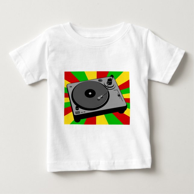 Rasta Turntable T-shirt (Framsida)