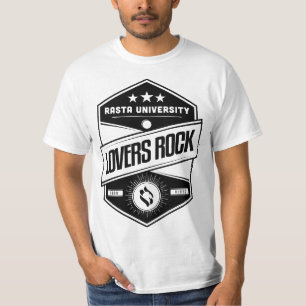 Rasta Universiteten Älskare Sten Good Vibes Reggae T Shirt