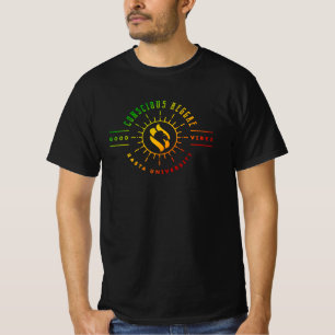 Rasta Universiteten Bra Vibez Conscious Reggae Ras T Shirt