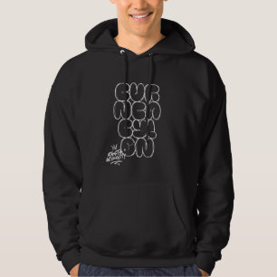 Rasta Universiteten Burn Babylon Graffiti Stil Reg Hoodie