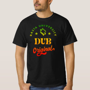 Rasta Universiteten Dub Original Rasta Reggae T Shirt