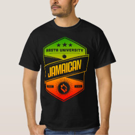 Rasta Universiteten Jamaican Good Vibes Rasta Regg T Shirt