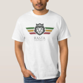 Rasta Universiteten Logotyp Rasta Färg Reggae T-Sh T Shirt
