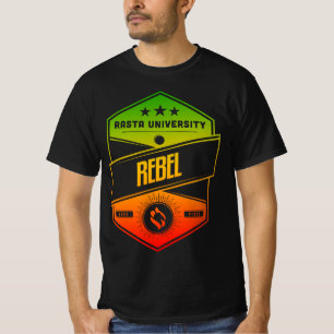 Rasta Universiteten Rebel Good Vibes Rasta Reggae T Shirt