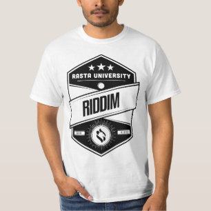 Rasta Universiteten Riddim Good Vibes Reggae T Shirt