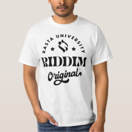 Rasta Universiteten Riddim Original Reggae T Shirt