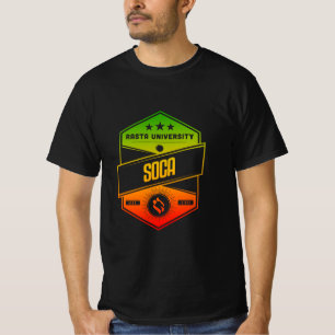 Rasta Universiteten Soca Good Vibes Rasta Reggae T Shirt