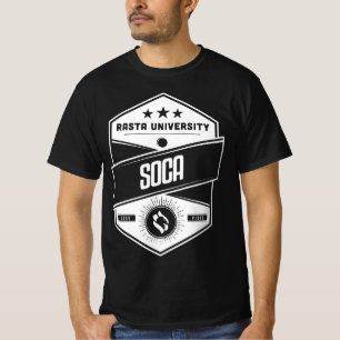 Rasta Universiteten Soca Good Vibes Reggae T Shirt