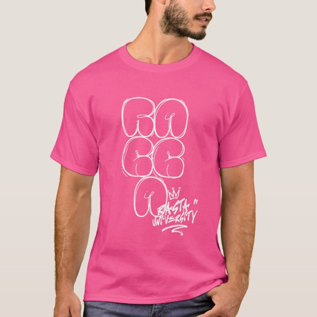Rasta University Ragga Graffiti Style Reggae T Shirt (Framsida)