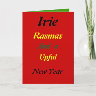 Rasta upful christmas-kort helgkort