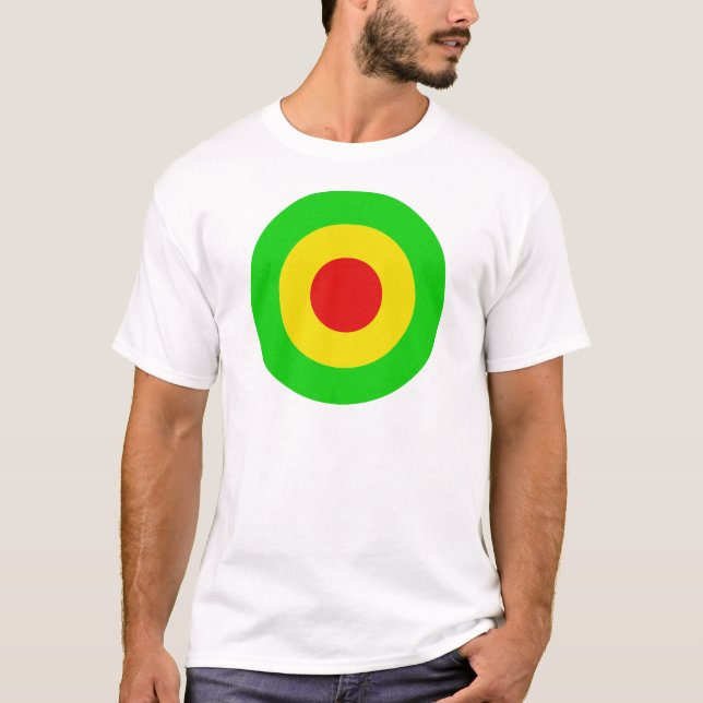 Rasta uppsätta som mål tee shirt (Framsida)