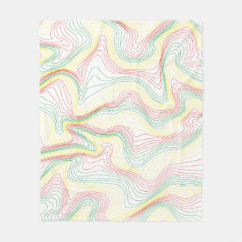 Rasta Vågar Fleecefilt