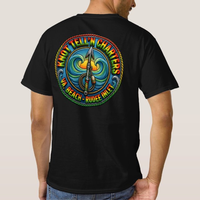 Rasta Vibes Fiske T-Shirt (Baksida)