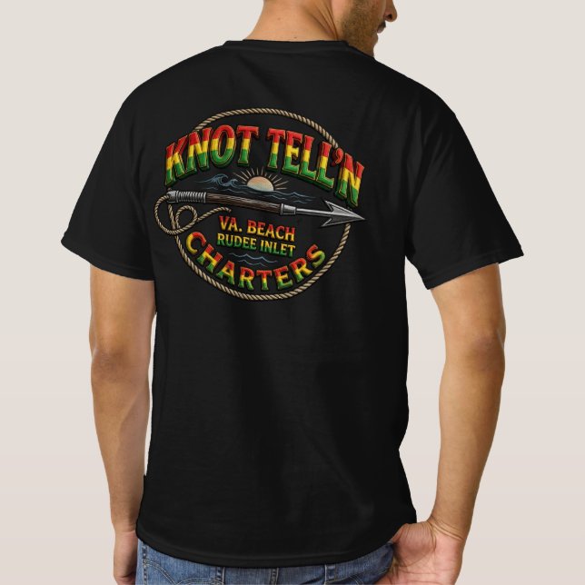 Rasta Vibes Solnedgång T-Shirt (Baksida)