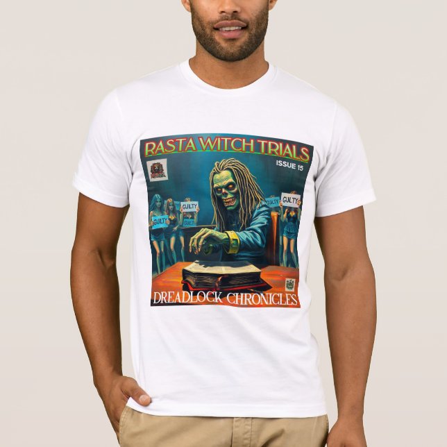 RASTA WITCH TRIALS - DREADLOCK CHRONICLES ISSUE 15 T SHIRT (Framsida)