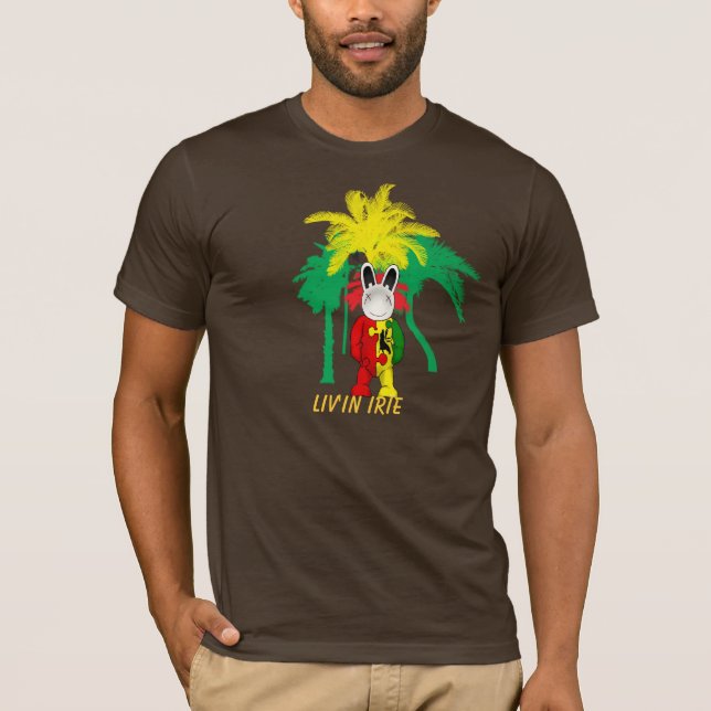 rastabuninthetropics Liv'in Irie Tee (Framsida)