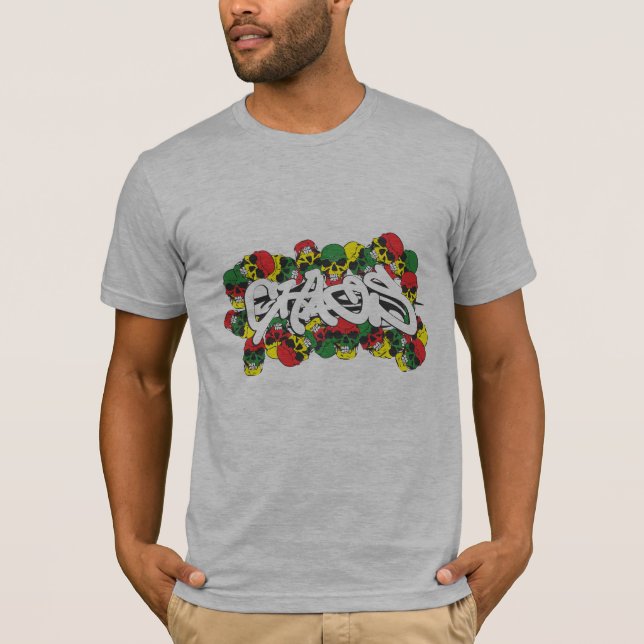 rastadöskallar tee (Framsida)