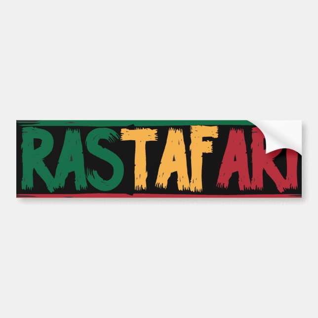 Rastafari Bildekal (Framsidan)