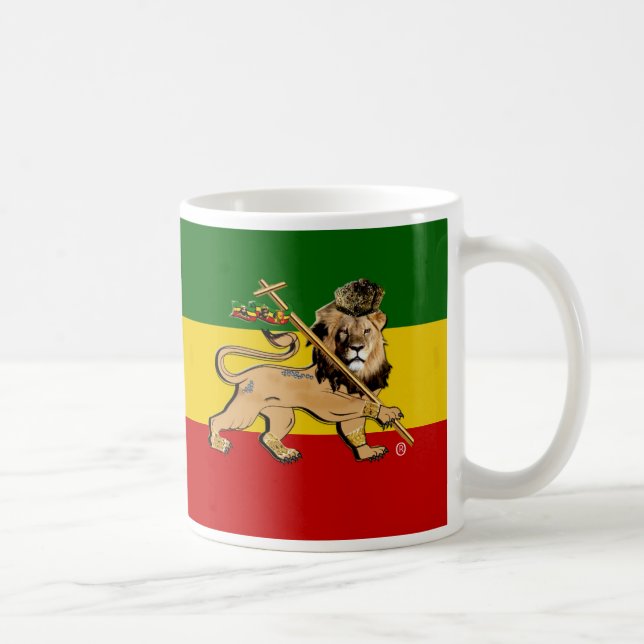 Rastafari Bob Marley Religion Mugg Tea Kopp (Höger)
