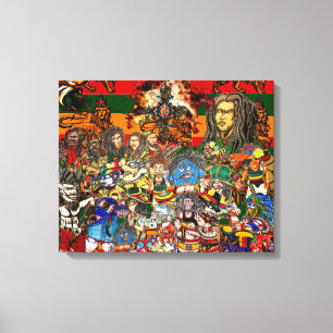 RASTAFARI CANVASTRYCK