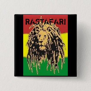 Rastafari emblem knapp