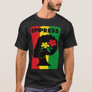 Rastafari Empress Jamaica Souvenir Rasta Roots Reg T Shirt