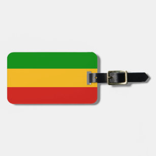 RASTAFARI FÄRG + din text Bagagebricka