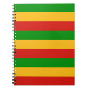 RASTAFARI FÄRG + era idéer Anteckningsbok Med Spiral