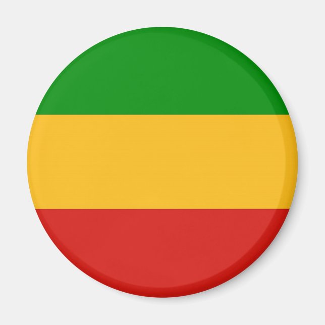 RASTAFARI FÄRG + era idéer Magnet (Framsidan)