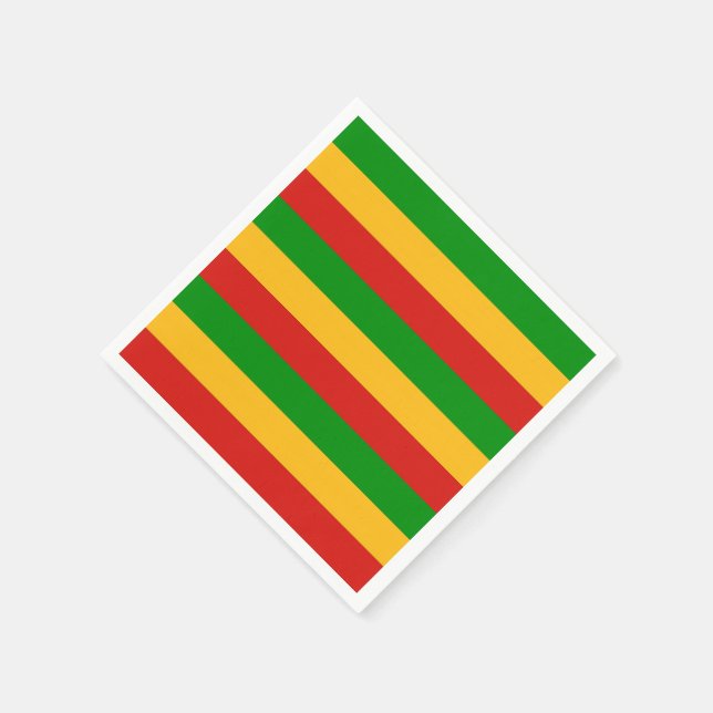 RASTAFARI FÄRG + era idéer Pappersservett (Hörn)