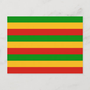 RASTAFARI FÄRG + era idéer Vykort