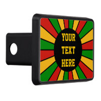 RASTAFARI FLAGGA BUTTON RAYS + tecken eller text